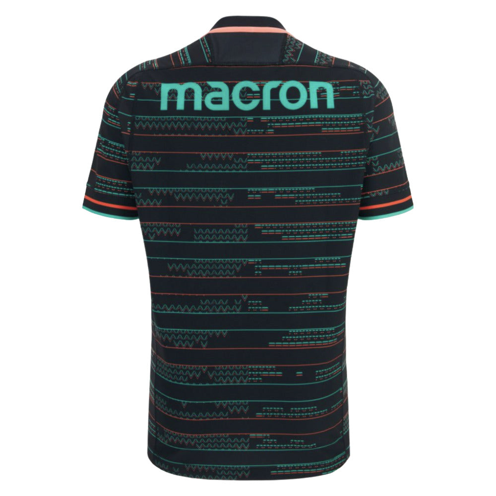 2025-2026 Barbarians Rugby Training Jersey (Black) (Your Name) Product - Hero Shirts Macron