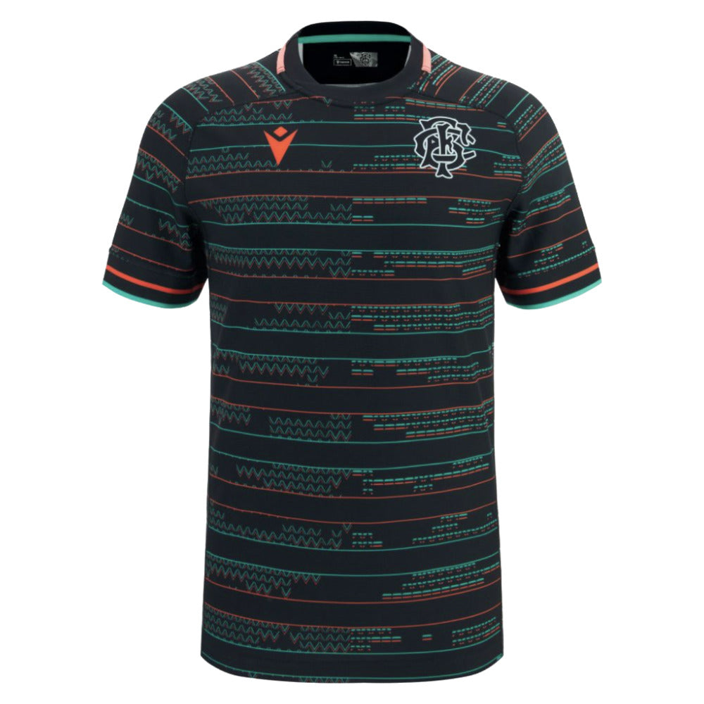 2025-2026 Barbarians Rugby Training Jersey (Black) Product - Training Shirts Macron