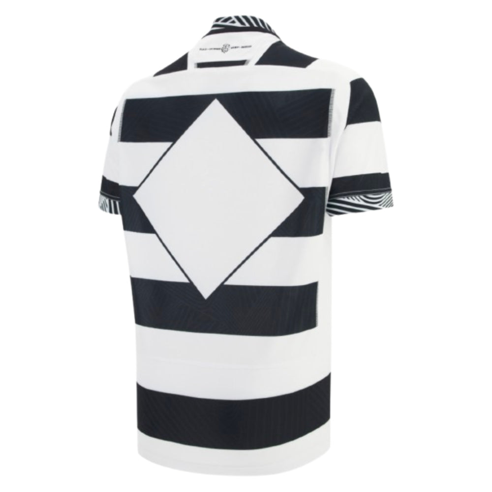 2025-2026 Barbarians Home Poly Replica Rugby Shirt Product - Football Shirts Macron