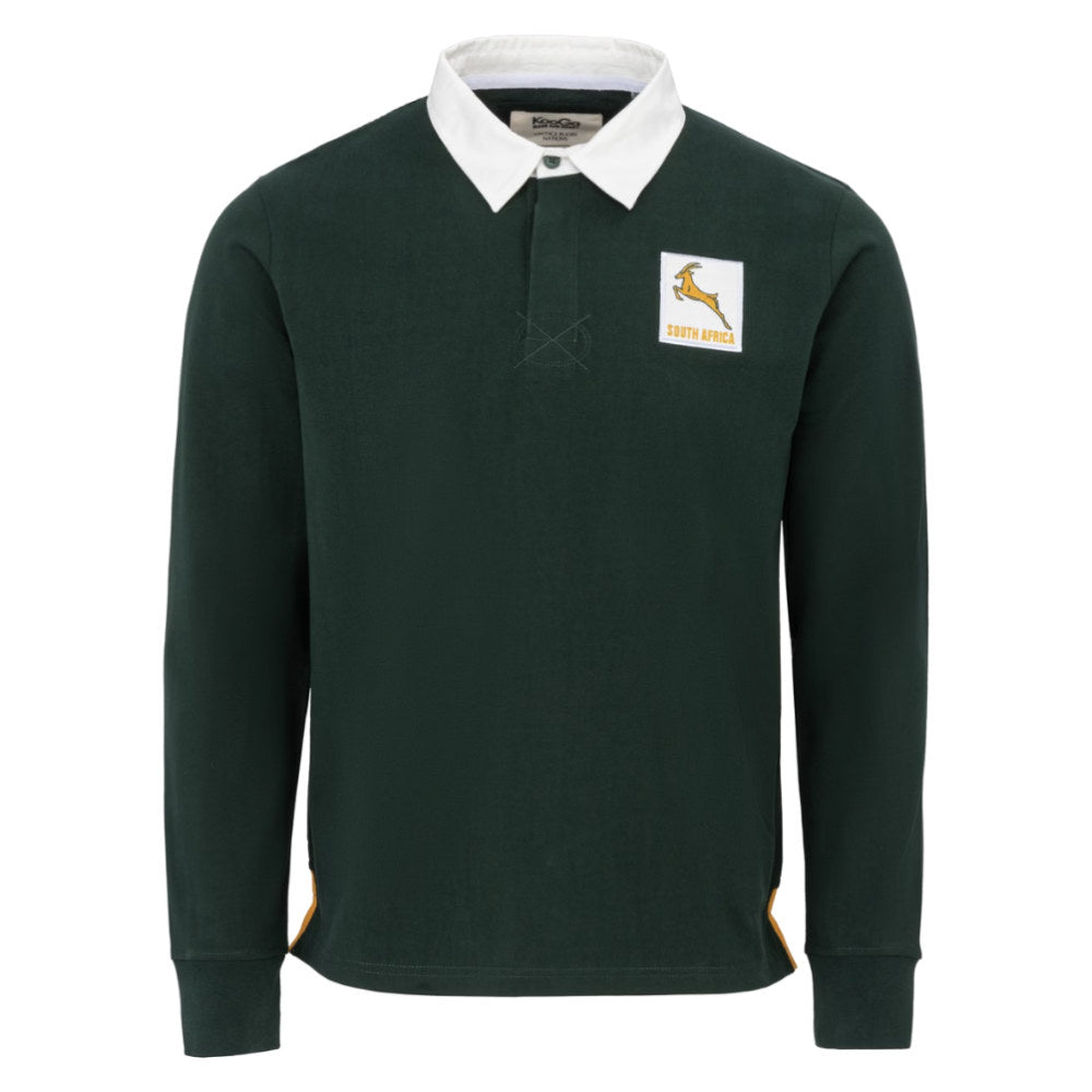 Kooga Vintage South Africa Men\'s LS Rugby Shirt (Green)_0