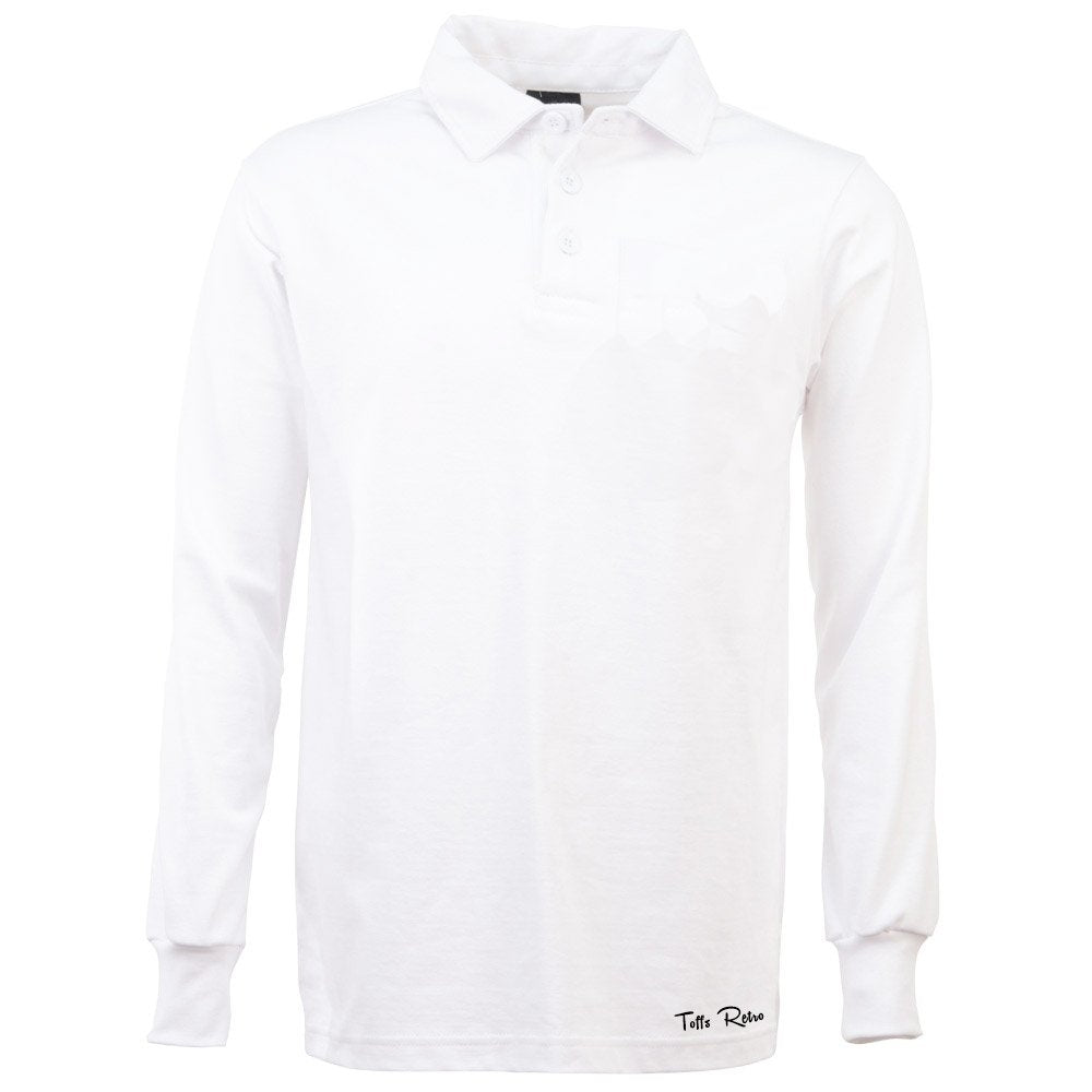 TOFFS Classic Retro Rugby White Long Sleeve Shirt Product - Football Shirts Toffs   