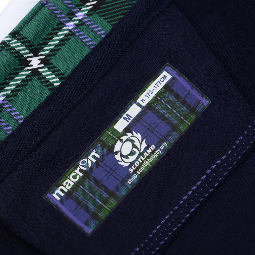 2016-2017 Scotland Home SS Cotton Rugby Shirt Product - Football Shirts Macron   