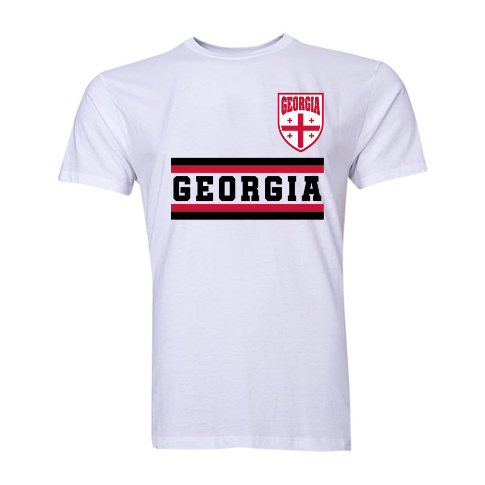 Georgia Core Football Country T-Shirt (White) Product - T-Shirt UKSoccershop   