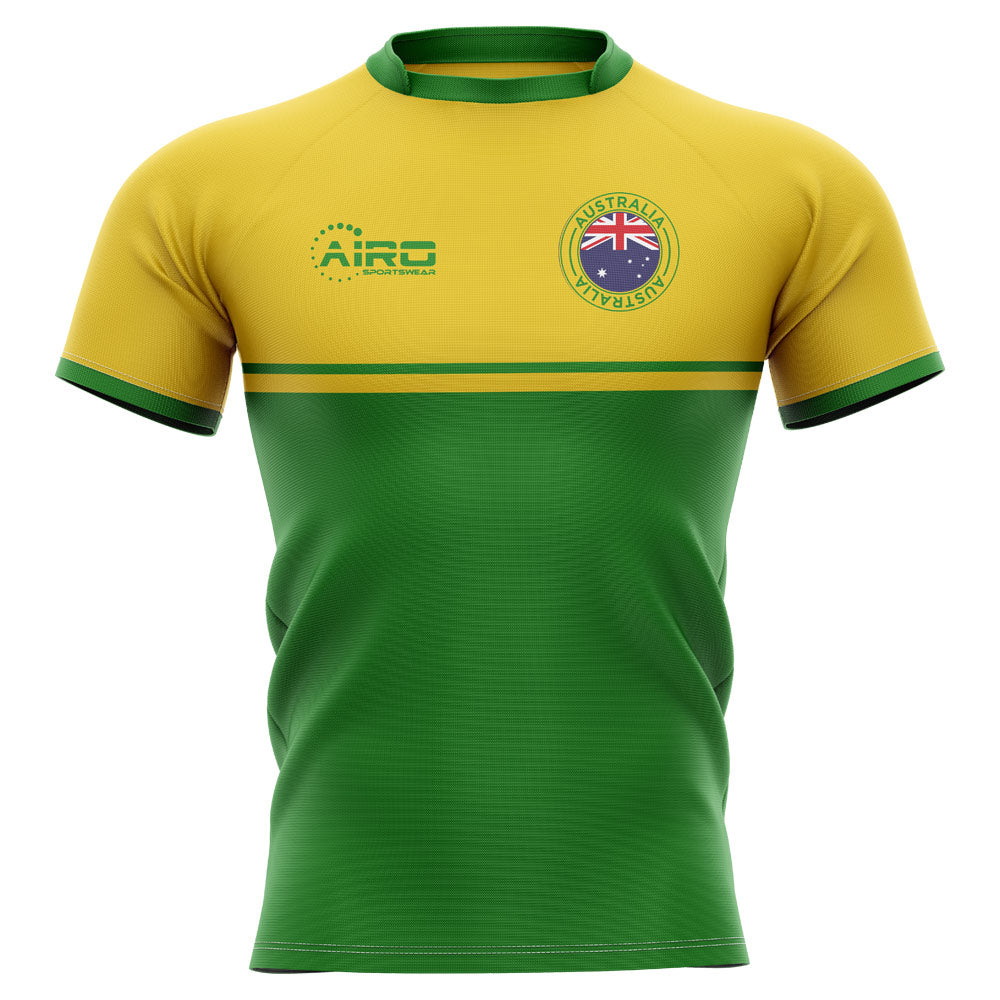 2023-2024 Australia Training Concept Rugby Shirt - Kids (Long Sleeve) Product - Football Shirts Airo Sportswear   