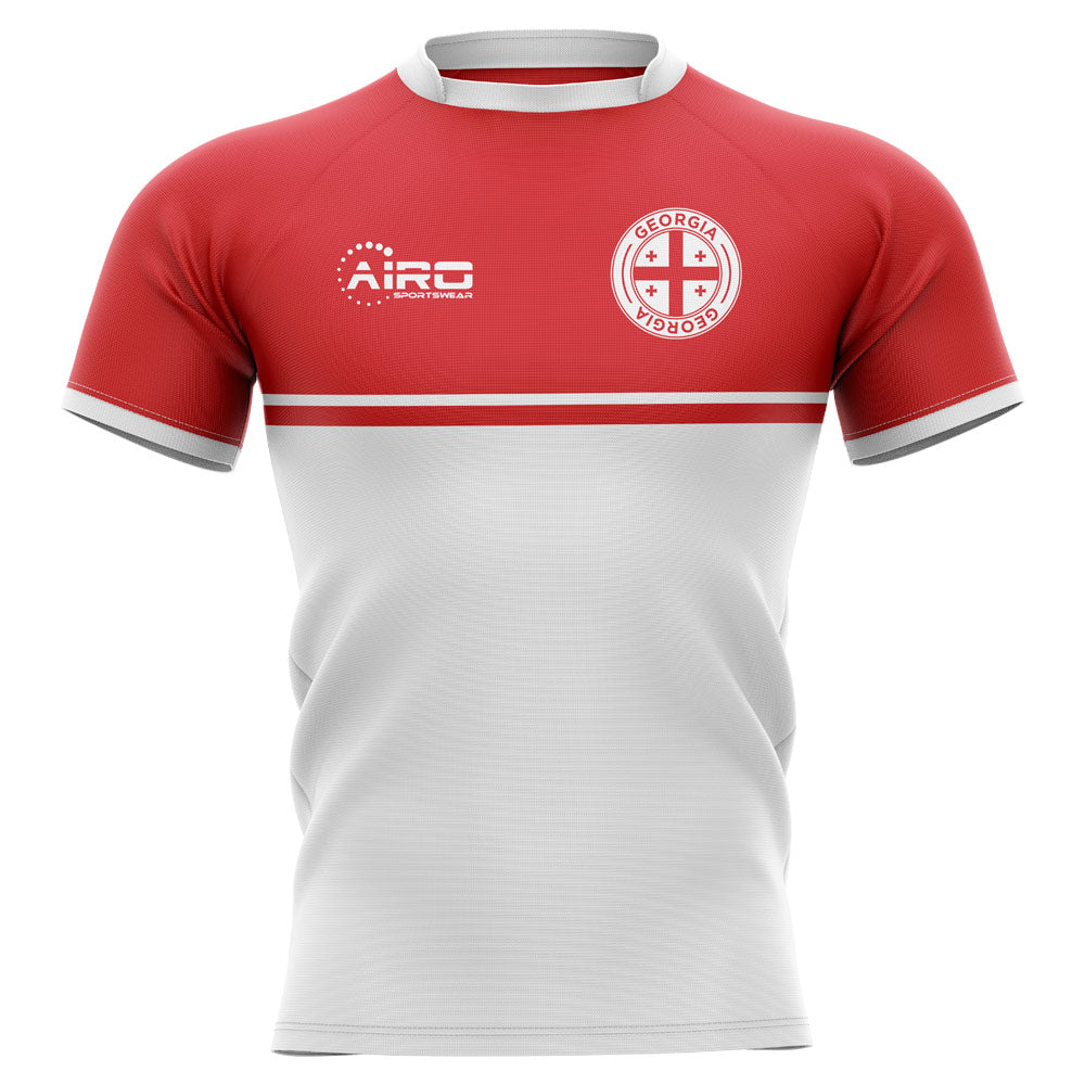 2023-2024 Georgia Training Concept Rugby Shirt - Kids (Long Sleeve) Product - Football Shirts Airo Sportswear   