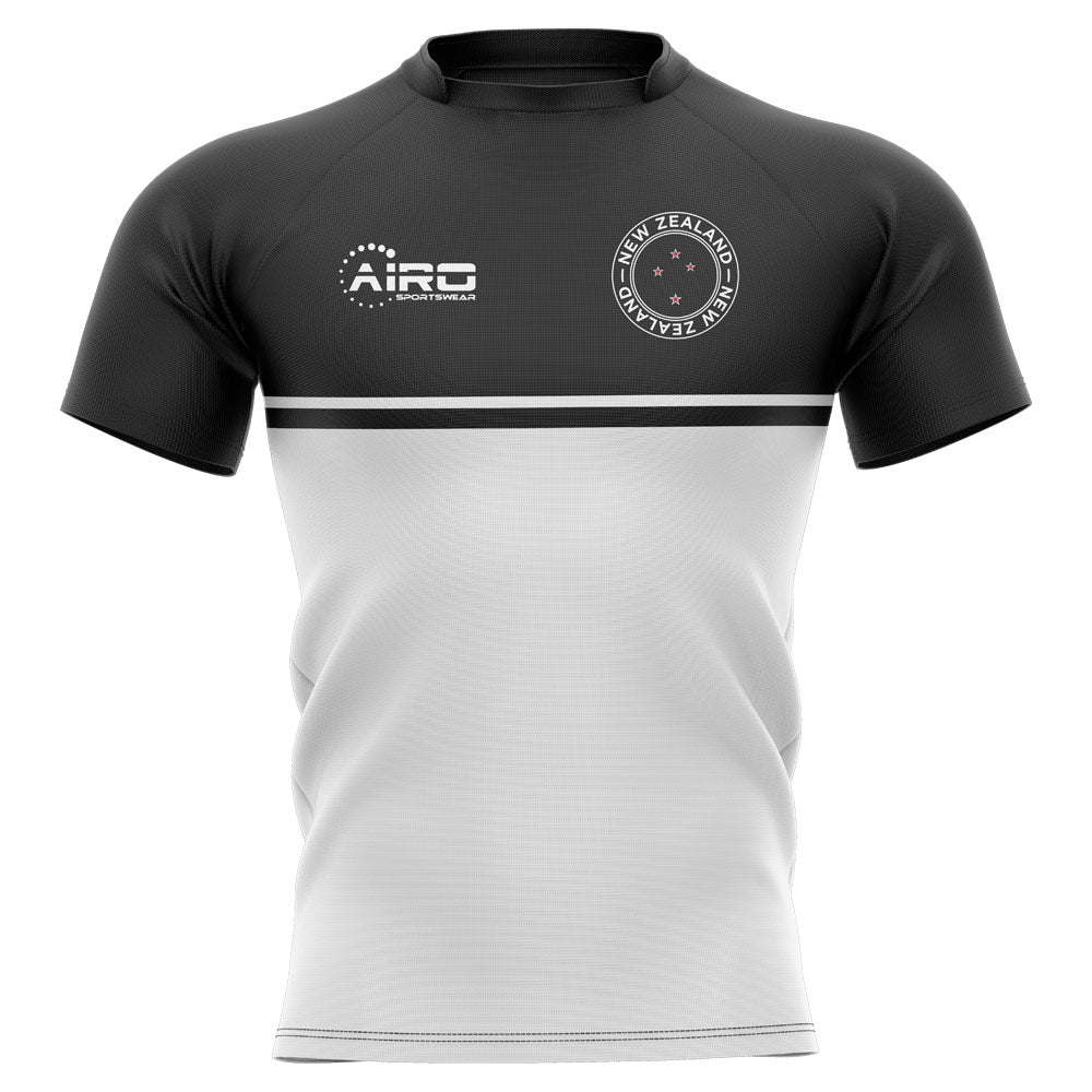 2023-2024 New Zealand Training Concept Rugby Shirt - Little Boys Product - Football Shirts Airo Sportswear   