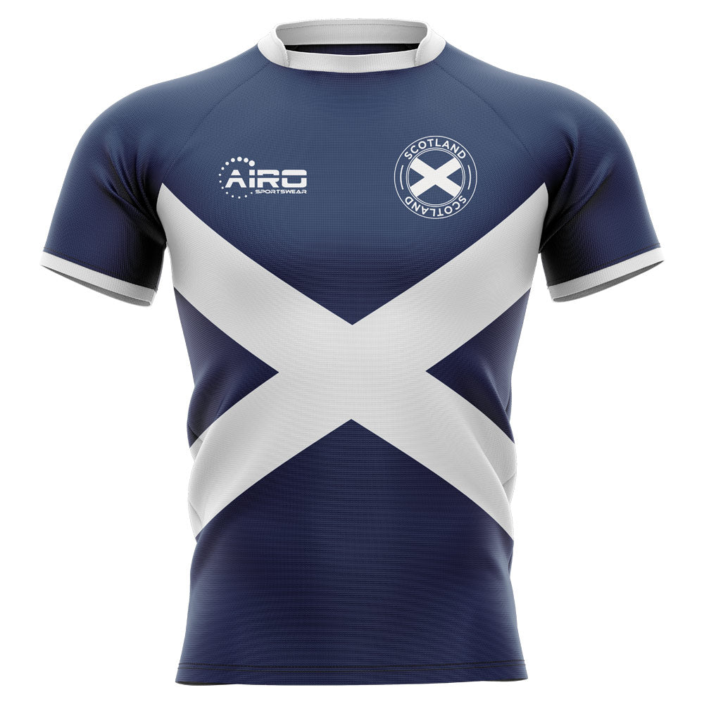 2023-2024 Scotland Flag Concept Rugby Shirt (Weir 5) Product - Hero Shirts Airo Sportswear   