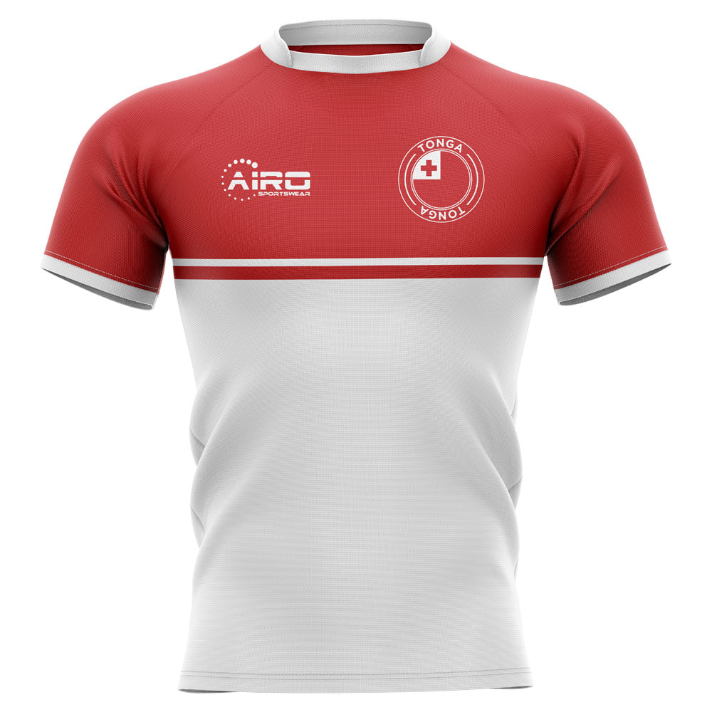 2023-2024 Tonga Training Concept Rugby Shirt - Little Boys Product - Football Shirts Airo Sportswear   