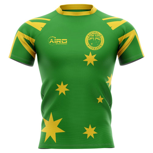 2022-2023 Australia Flag Concept Rugby Shirt - Womens_0