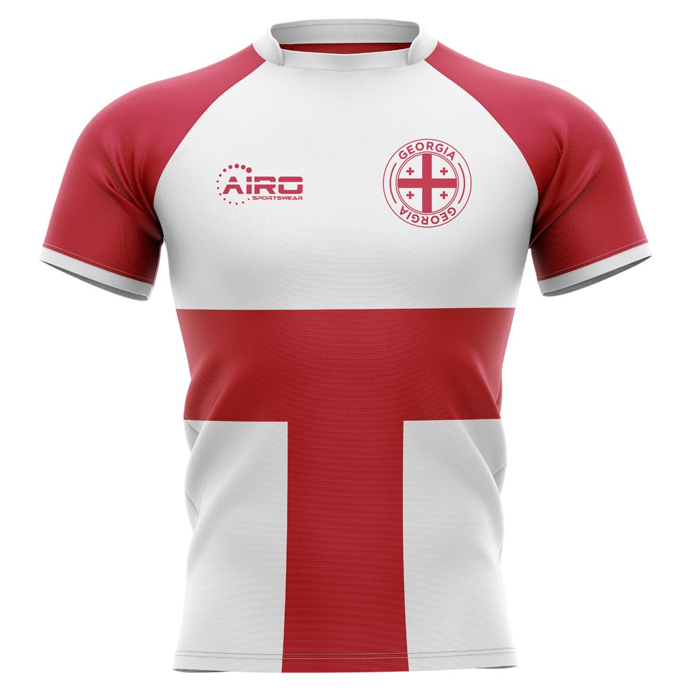 2023-2024 Georgia Flag Concept Rugby Shirt - Baby Product - Football Shirts Airo Sportswear   