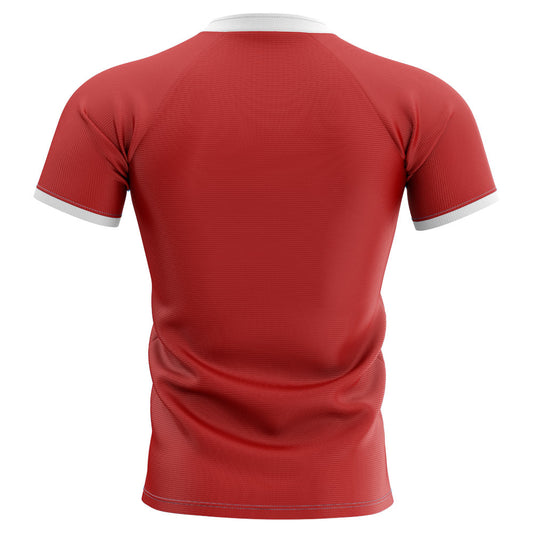 2022-2023 Japan Flag Concept Rugby Shirt - Kids (Long Sleeve)_1