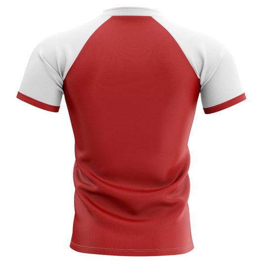 2022-2023 Tonga Home Concept Rugby Shirt - Kids (Long Sleeve)