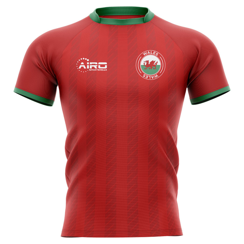 2023-2024 Wales Home Concept Rugby Shirt Product - Football Shirts Airo Sportswear   