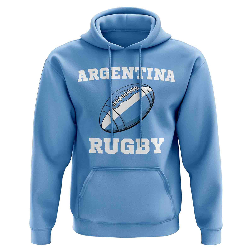 Argentina Rugby Ball Hoody (Sky Blue) Product - Hoodies UKSoccershop   