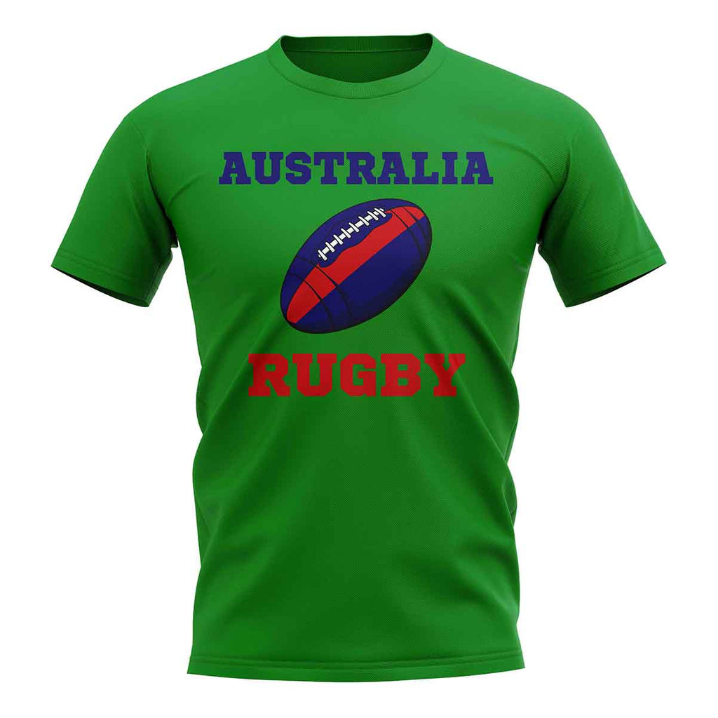 Australia  Rugby Ball T-Shirt (Green) Product - Football Shirts UKSoccershop   