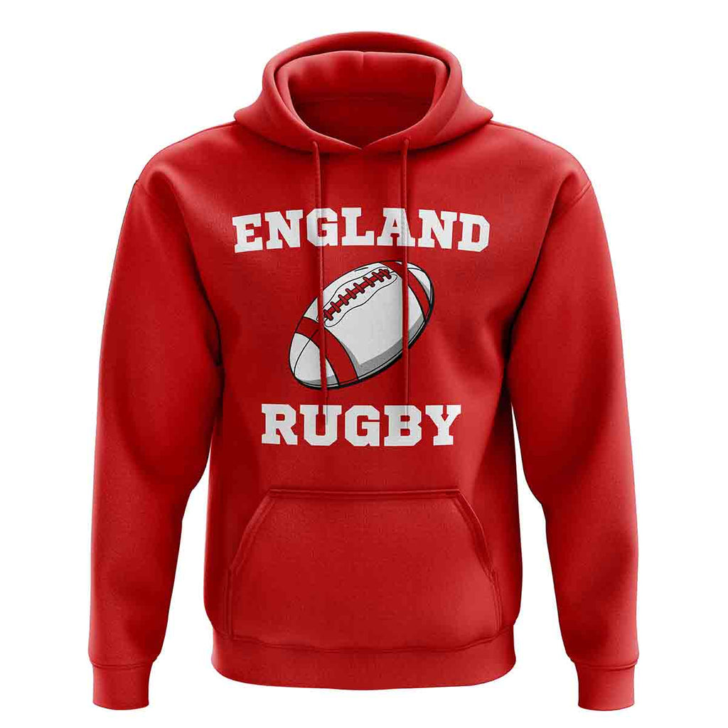 England Rugby Ball Hoody (Red) Product - Hoodies UKSoccershop   
