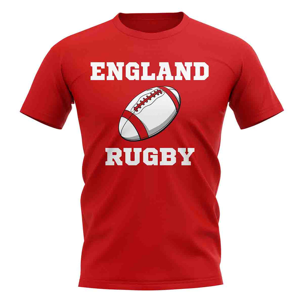 England Rugby Ball T-Shirt (Red) Product - Football Shirts UKSoccershop   