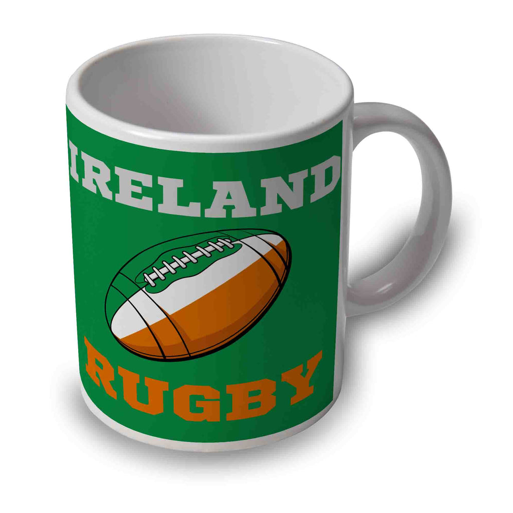 Ireland Rugby Ball Mug (Green) Product - Mugs UKSoccershop   