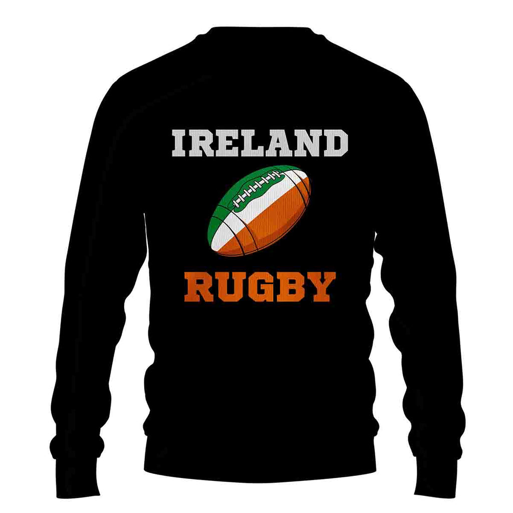 Ireland Rugby Ball Sweatshirt (Black) Product - Football Shirts UKSoccershop   