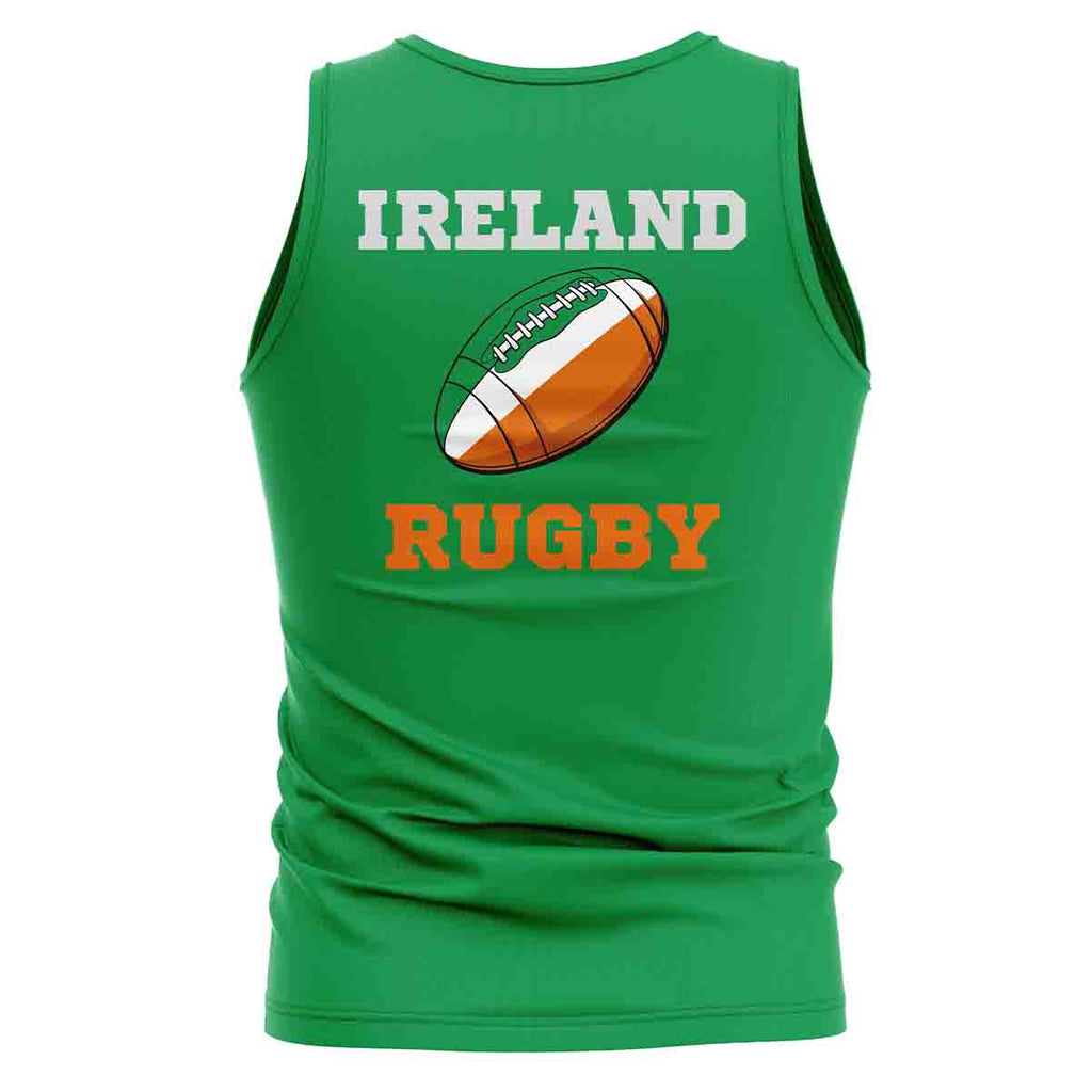 Ireland Rugby Ball Tank Top (Green) Product - T-Shirt UKSoccershop   