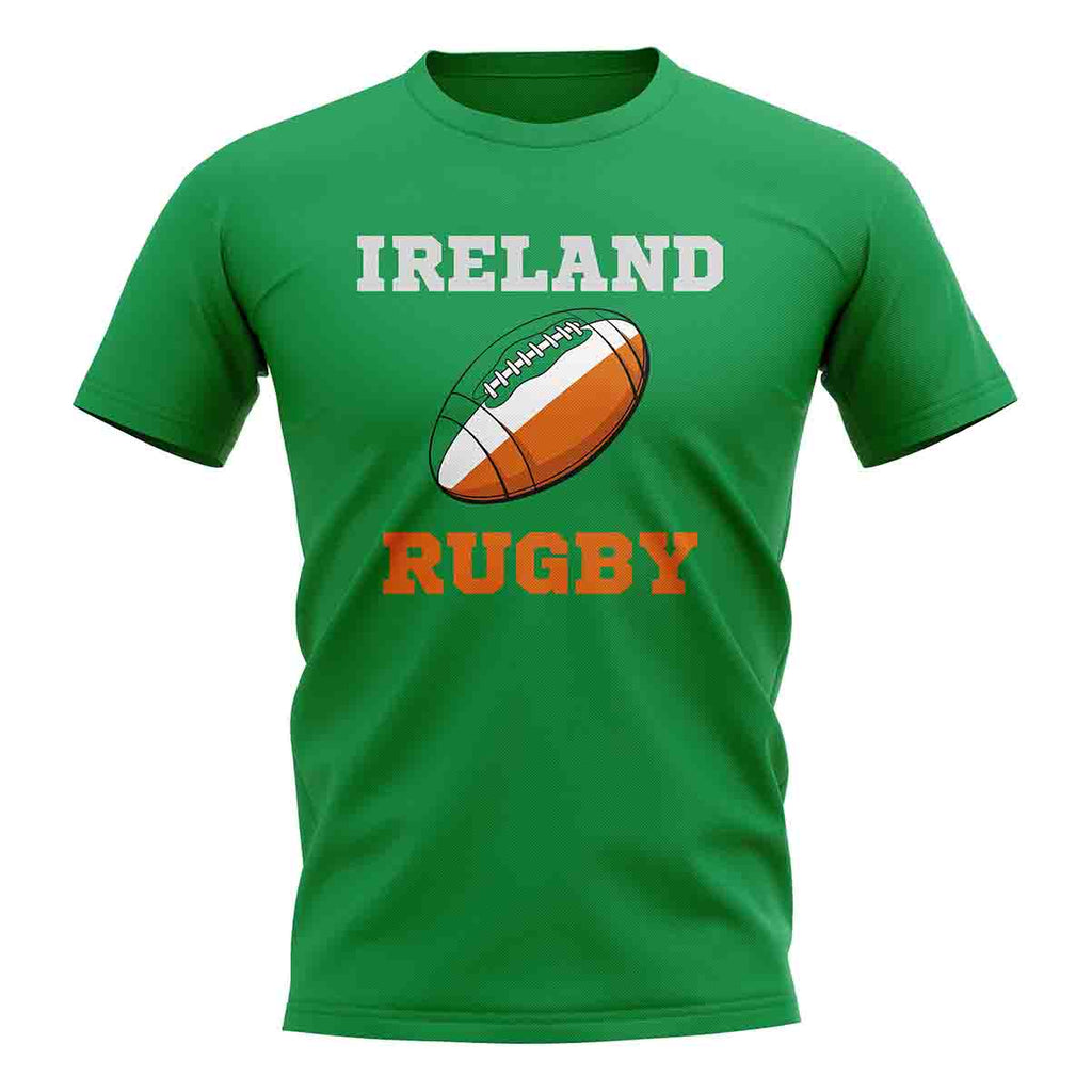 Ireland Rugby Ball T-Shirt (Green) Product - Football Shirts UKSoccershop   