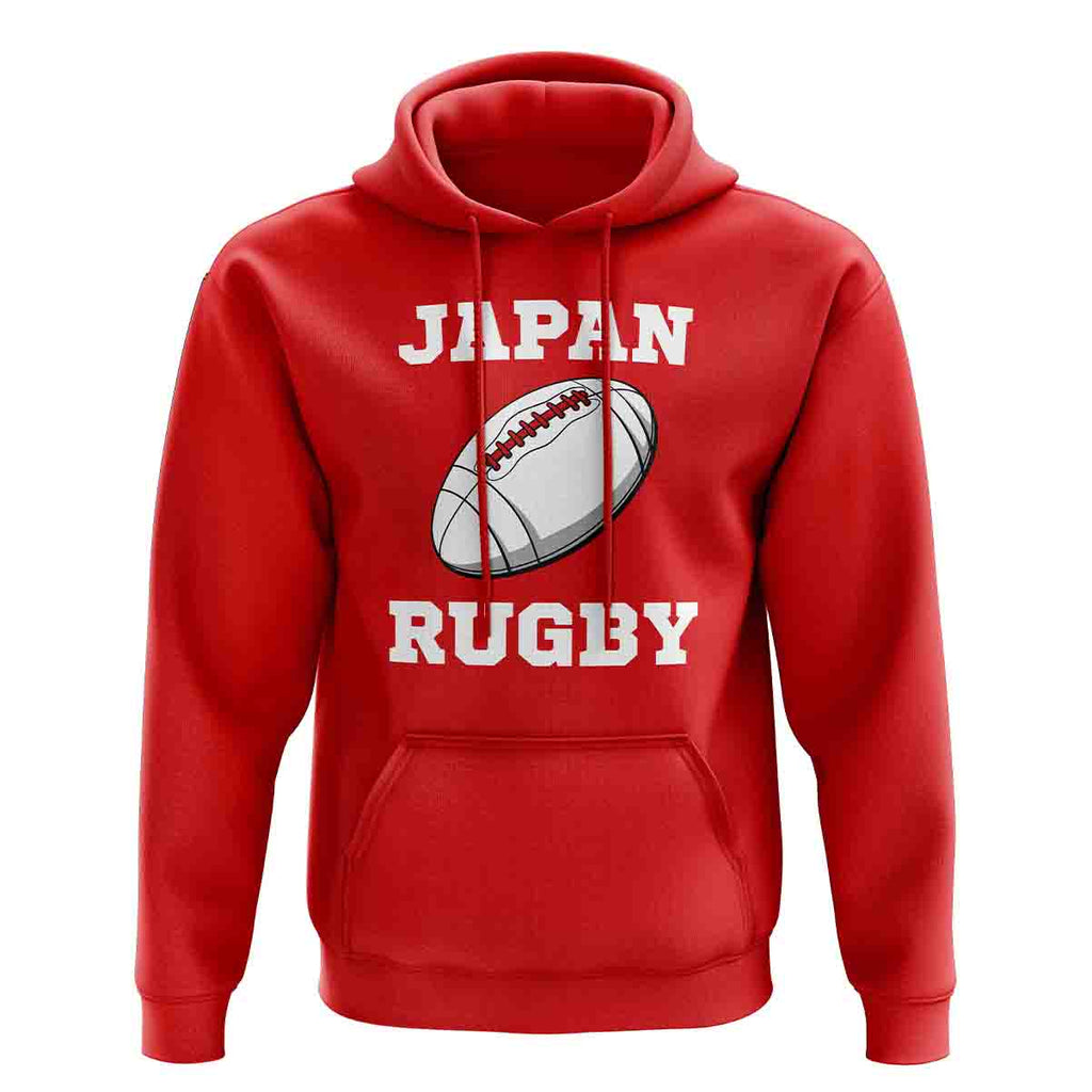 Japan Rugby Ball Hoody (Red) Product - Hoodies UKSoccershop   