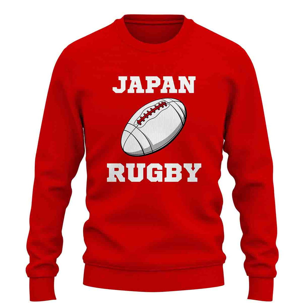 Japan  Rugby Ball Sweatshirt (Red) Product - Football Shirts UKSoccershop   