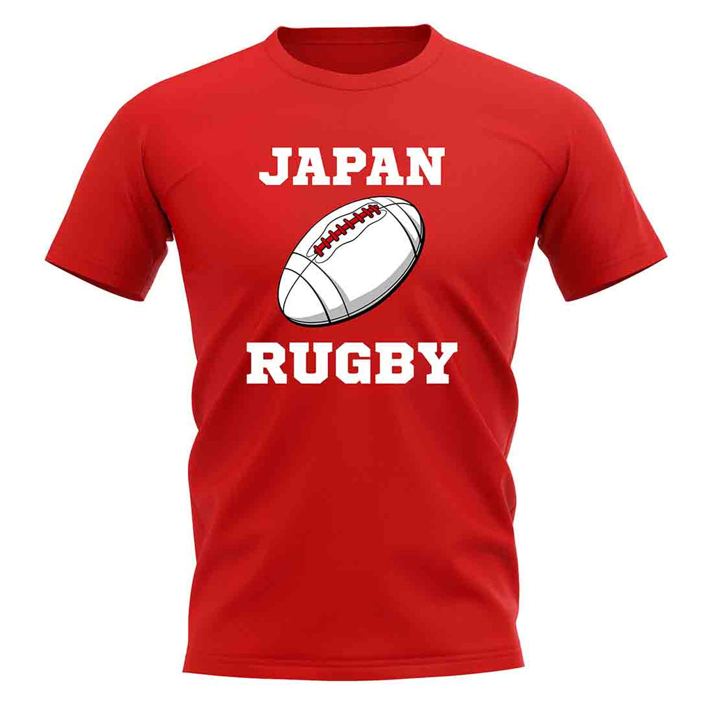 Japan  Rugby Ball T-Shirt (Red) Product - Football Shirts UKSoccershop   