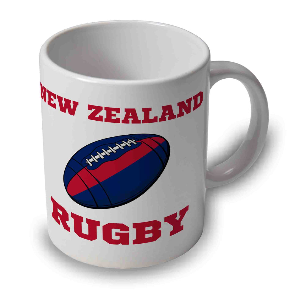 New Zealand Rugby Ball Mug (White) Product - Mugs UKSoccershop   