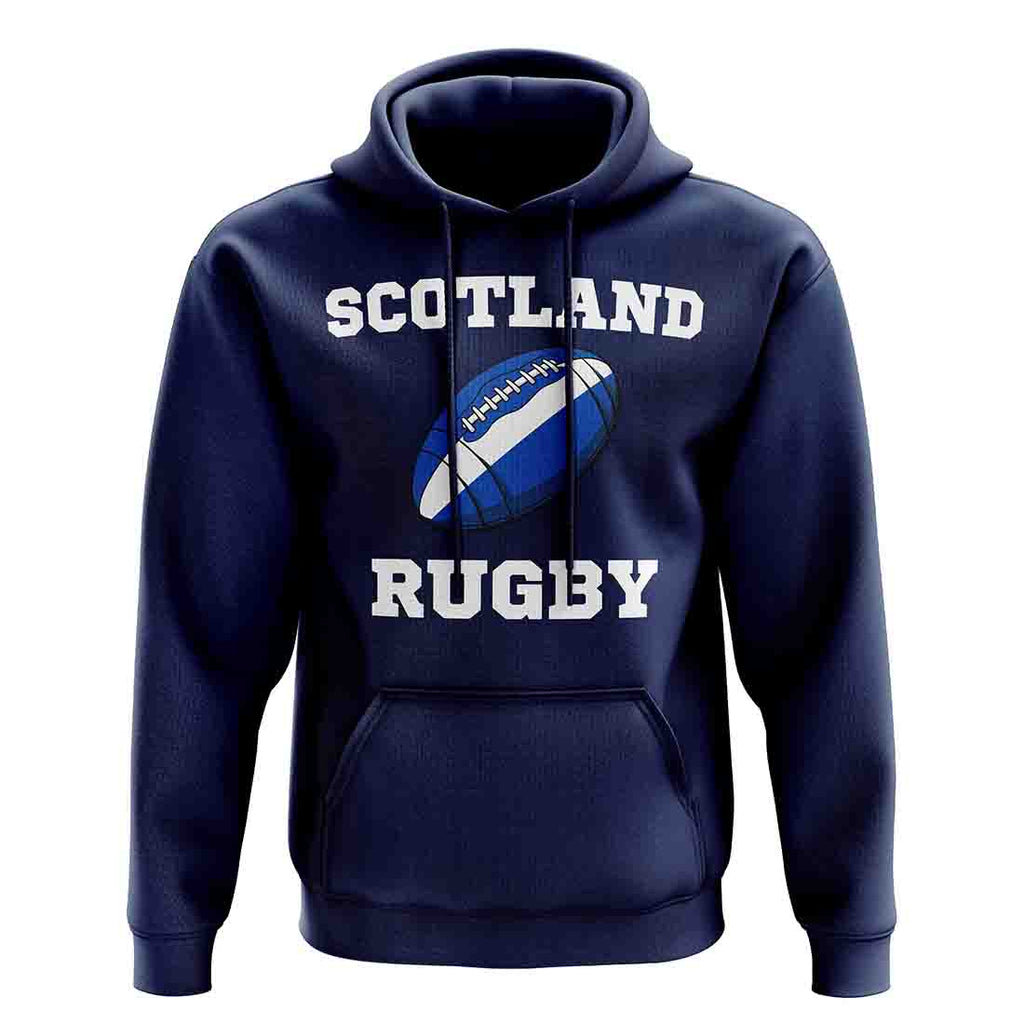 Scotland Rugby Ball Hoody (Navy) Product - Hoodies UKSoccershop   