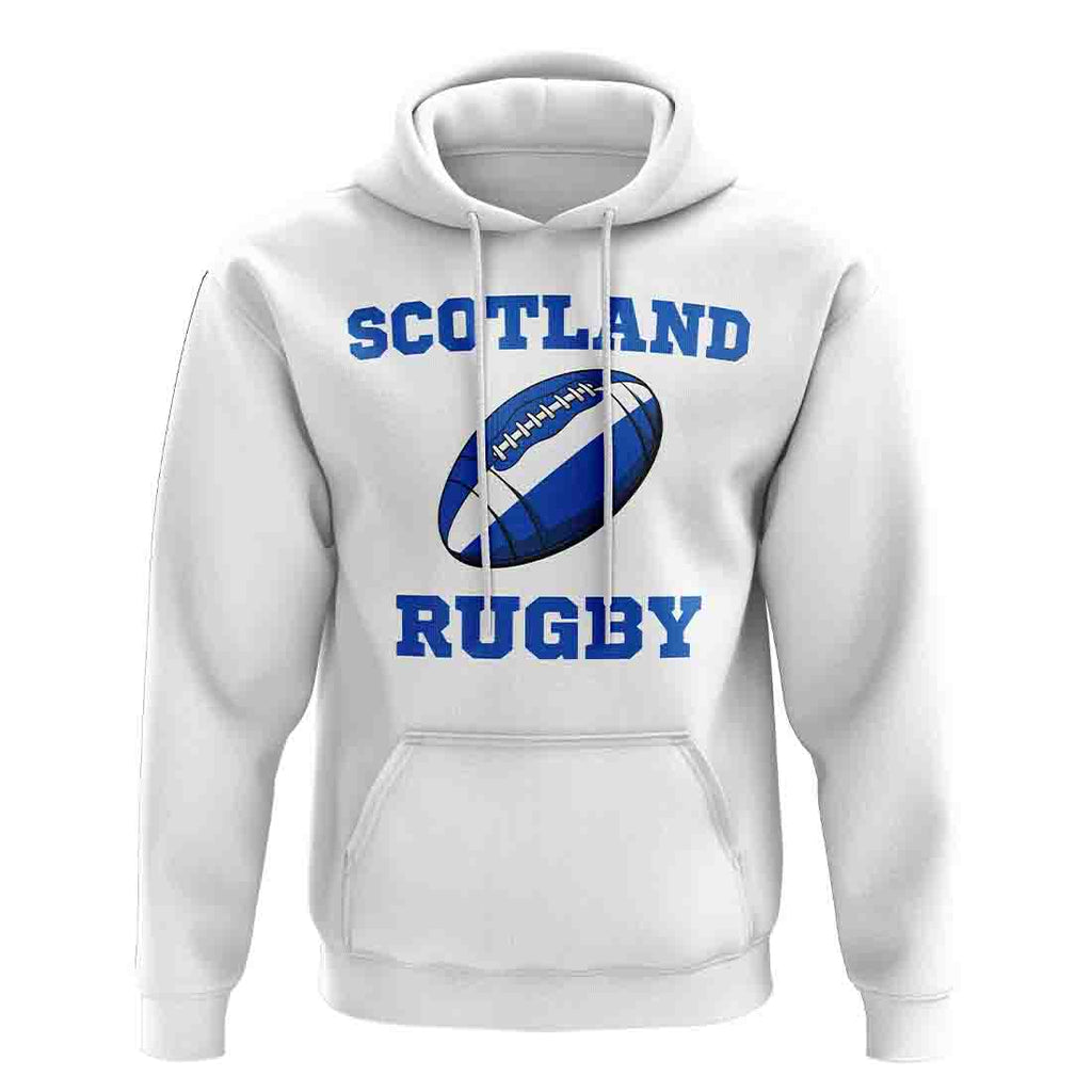 Scotland Rugby Ball Hoody (White) Product - Hoodies UKSoccershop   