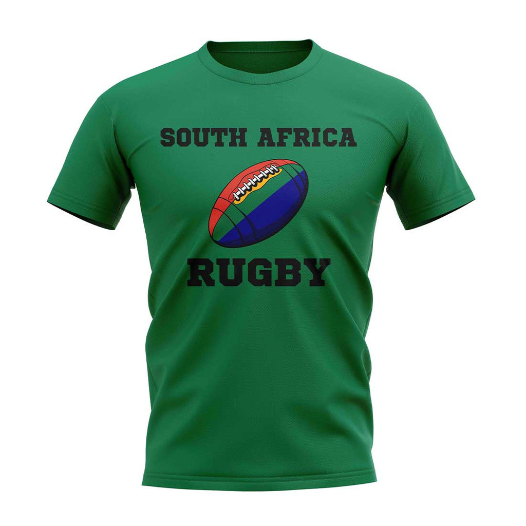 South Africa Rugby Ball T-Shirt (Green) Product - Football Shirts UKSoccershop   
