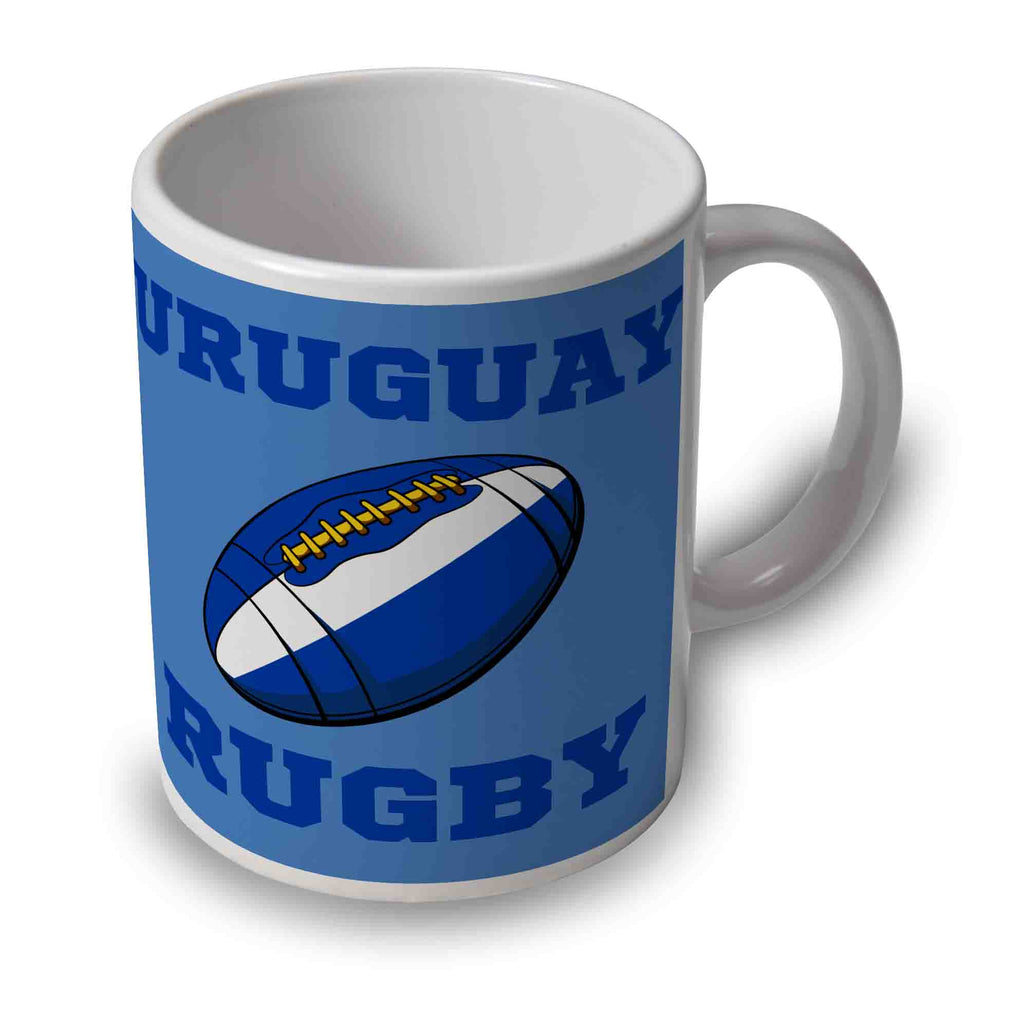Uruguay Rugby Ball Mug (Sky Blue) Product - Mugs UKSoccershop   