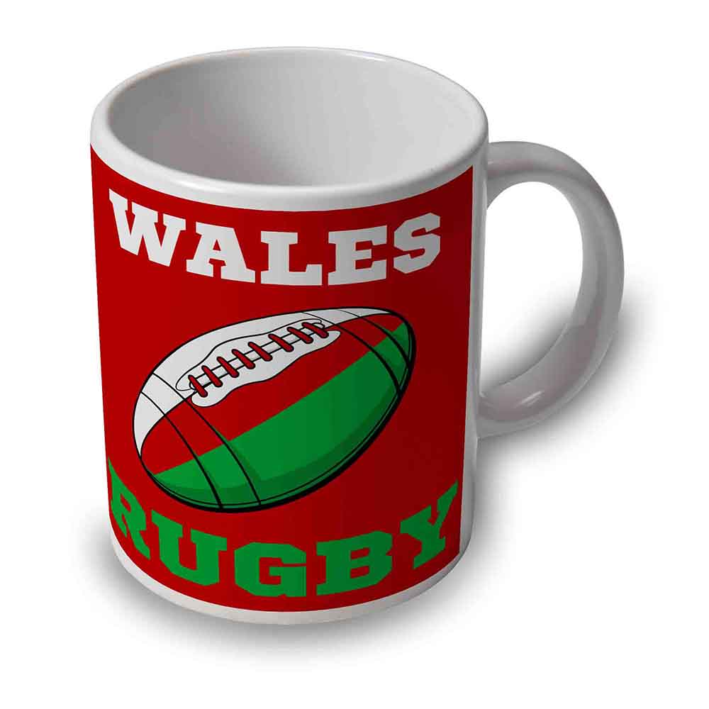 Wales Rugby Ball Mug (Red) Product - Mugs UKSoccershop   