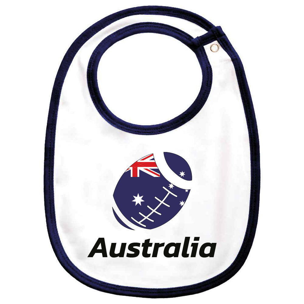 Australia Rugby Bib (White/Navy) Product - Rugby UKSoccershop   
