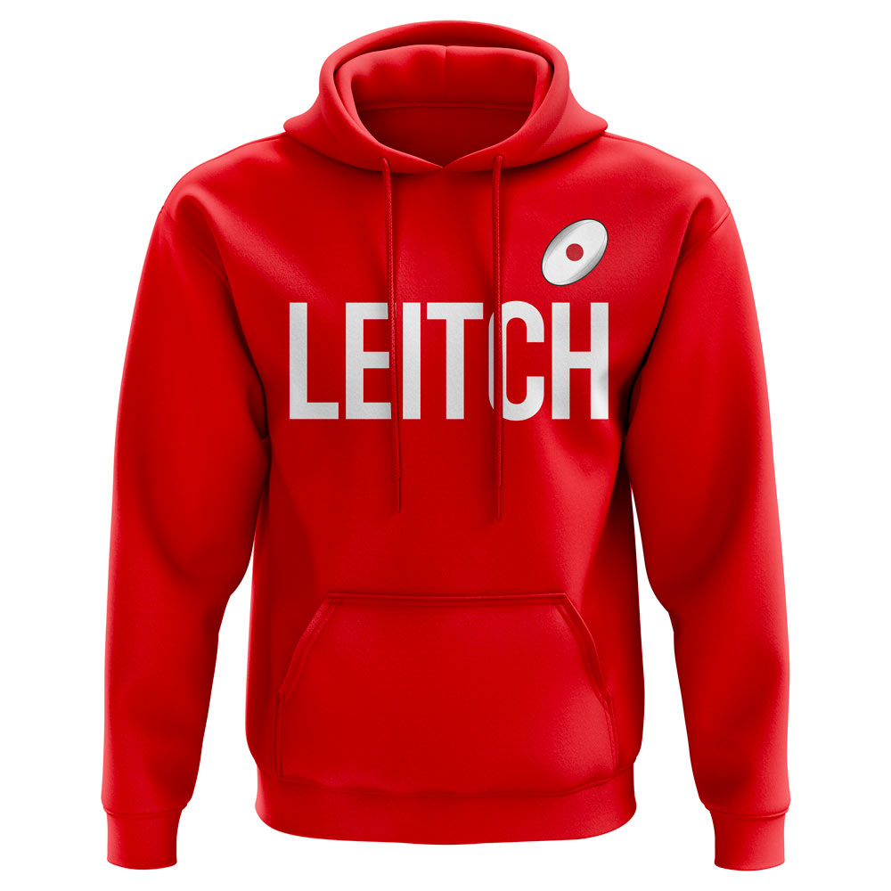 Michael Leitch Japan Rugby Hoody (Red)  UKSoccershop   