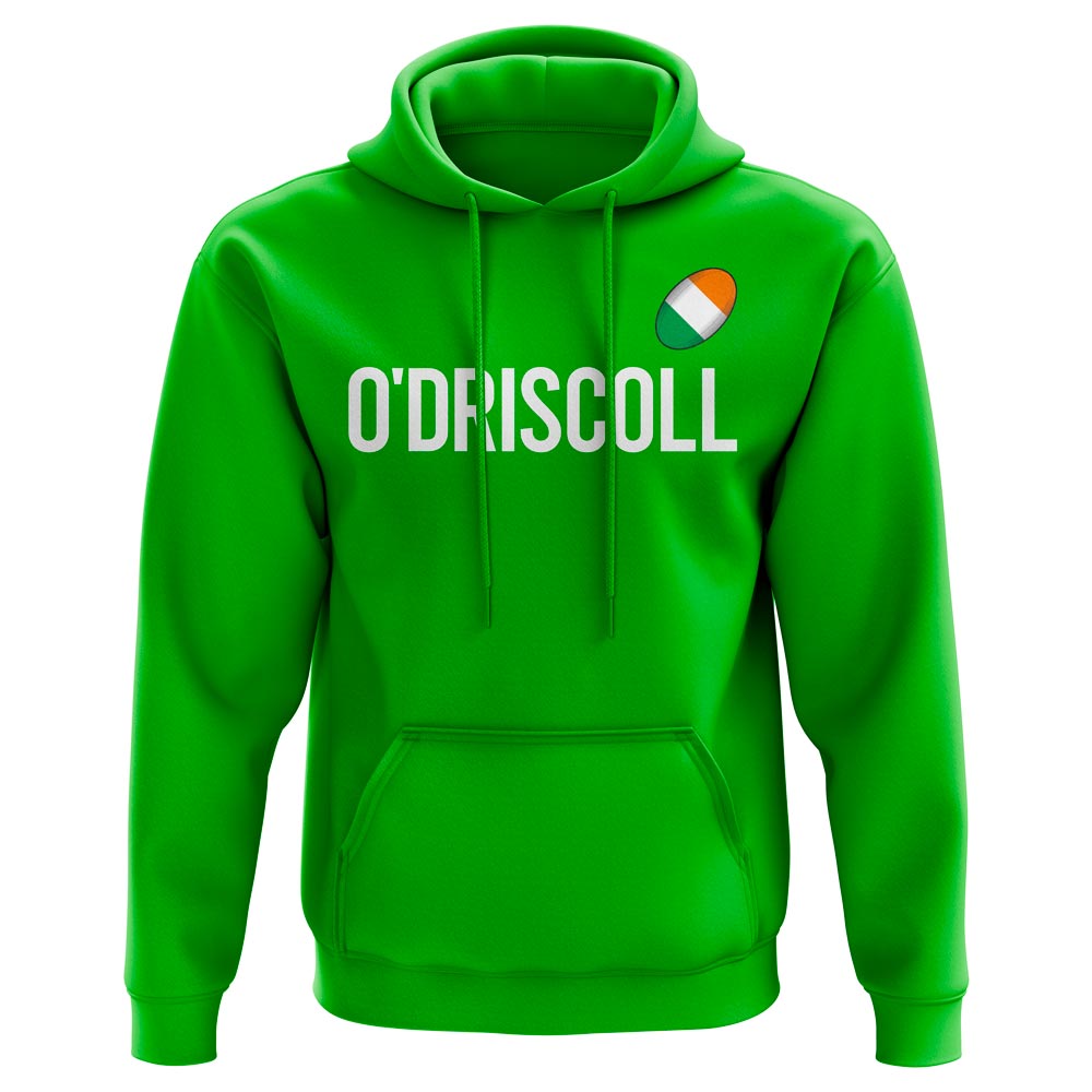 Brian O'Driscoll Ireland Rugby Hoody (Green)  UKSoccershop   