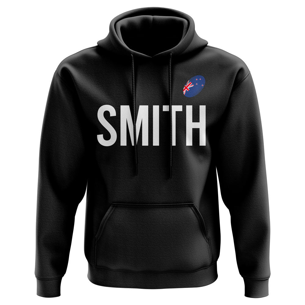 Aaron Smith All Blacks Rugby Hoody (Black)  UKSoccershop   