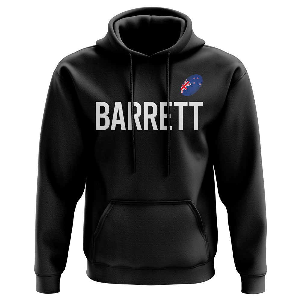 Beauden Barrett All Blacks Rugby Hoody (Black)  UKSoccershop   