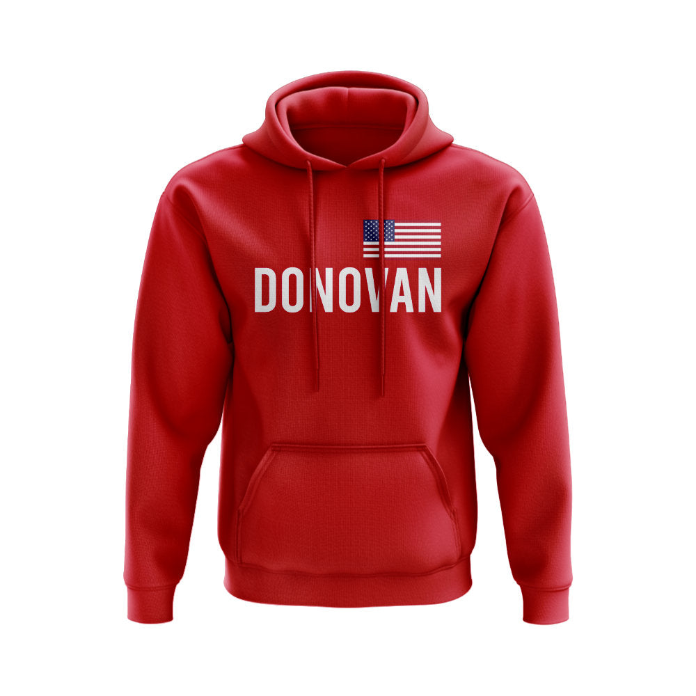 Landon Donovan USA Name Hoody (Red)  UKSoccershop   