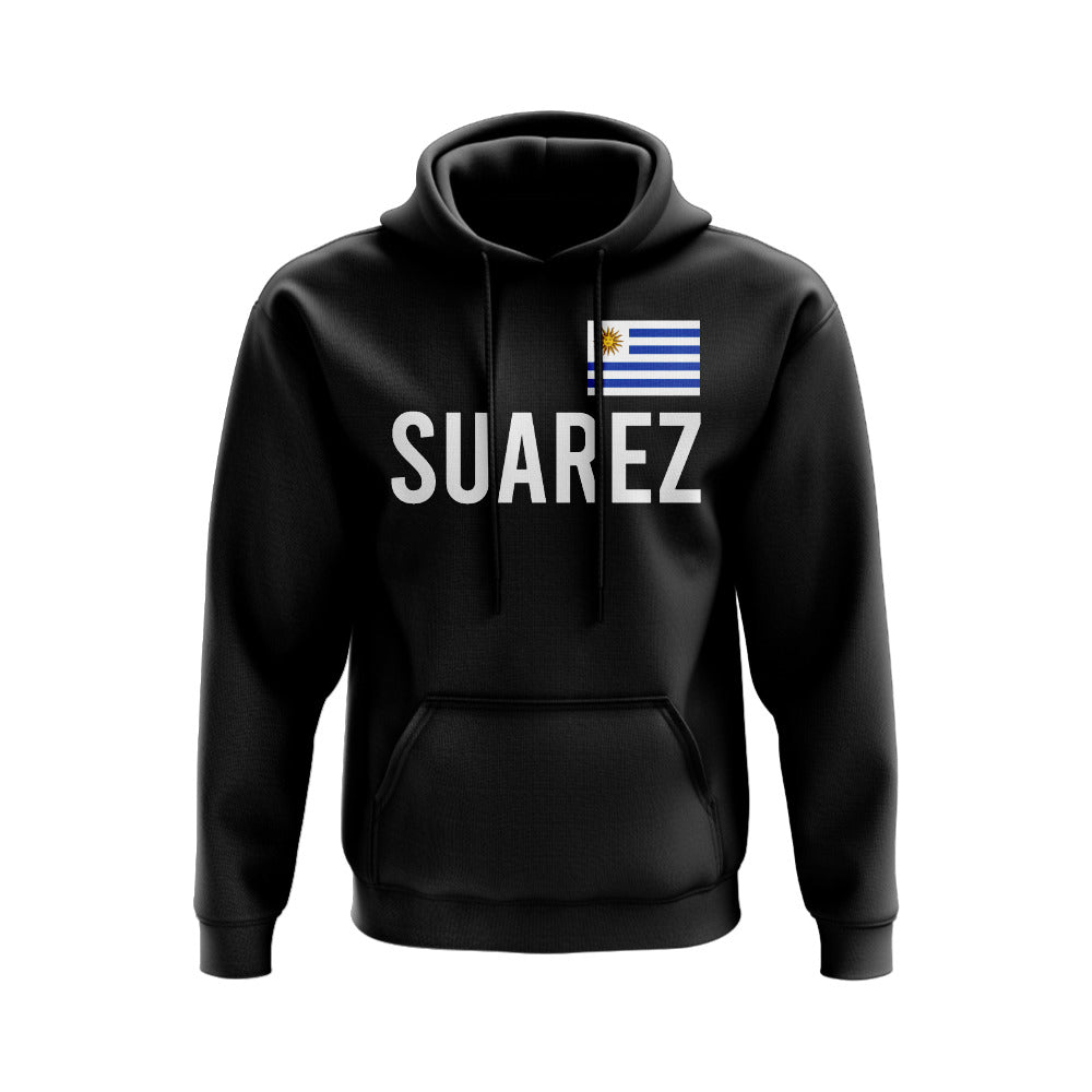 Luis Suarez Uruguay Name Hoody (Black)  UKSoccershop   