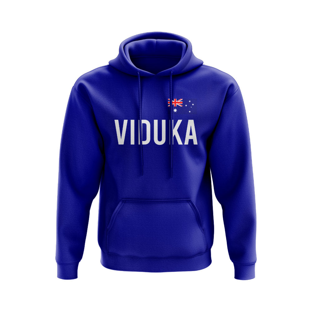 Mark Viduka Australia Name Hoody (Royal)  UKSoccershop   