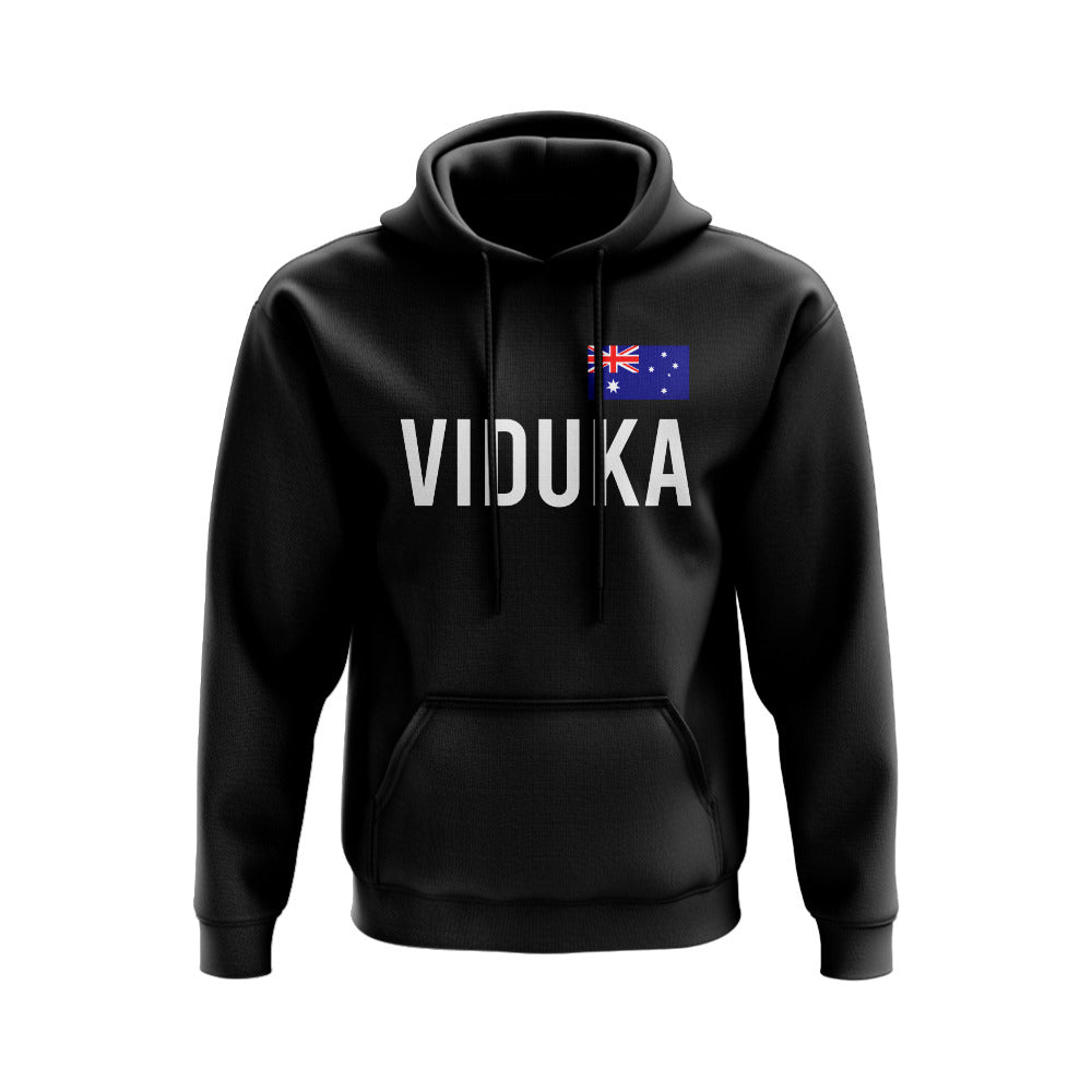 Mark Viduka Australia Name Hoody (Black)  UKSoccershop   