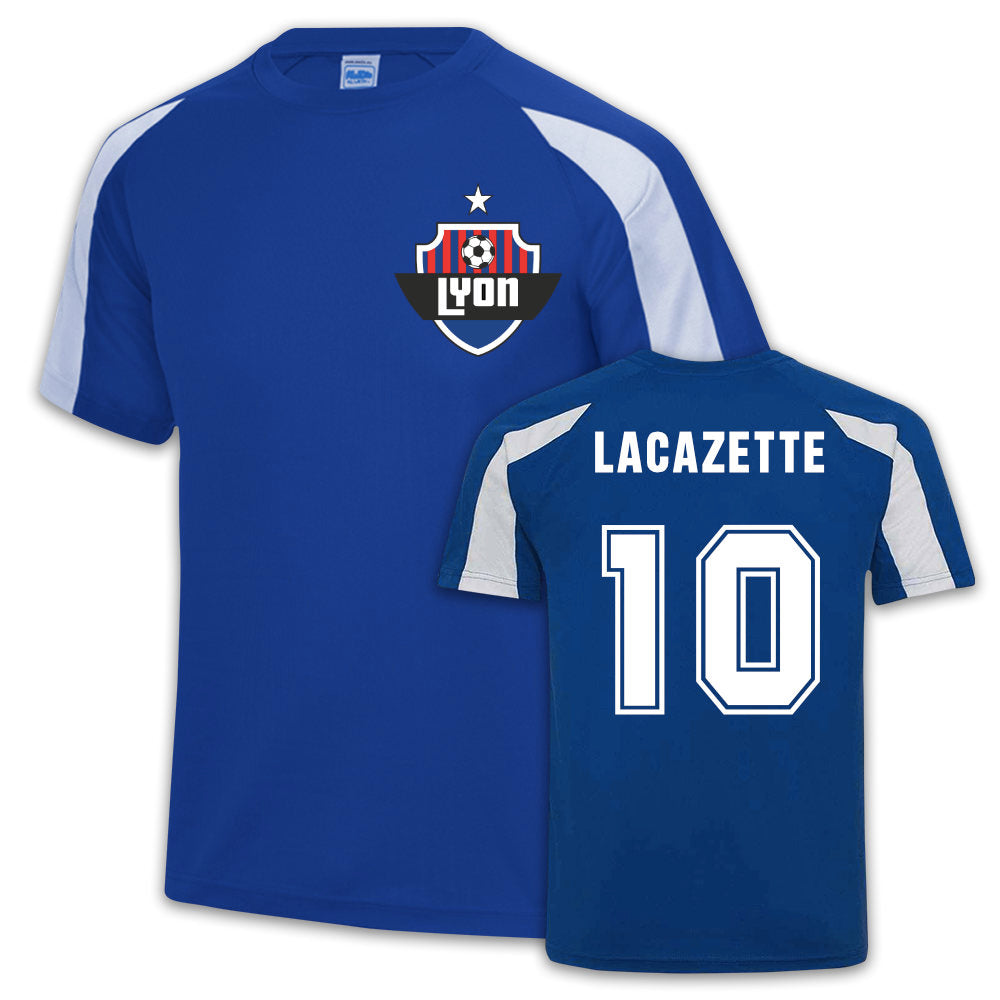 Lyon Sports Training Jersey (Alexandre Lacazette 10)  UKSoccershop   