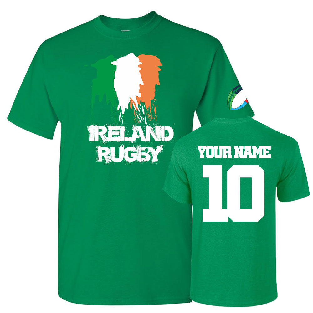 Ireland Country Rugby T-Shirt (Your Name) Product - T-Shirt UKSoccershop   
