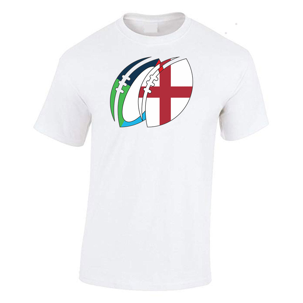 England Rugby Ball T-Shirt Product - T-Shirt UKSoccershop   