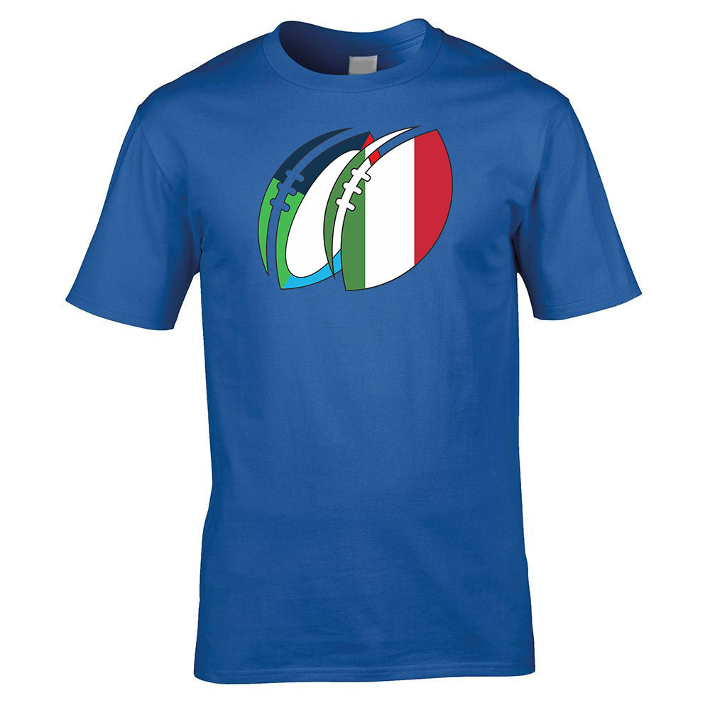 Italy Rugby Ball T-Shirt Product - T-Shirt UKSoccershop   