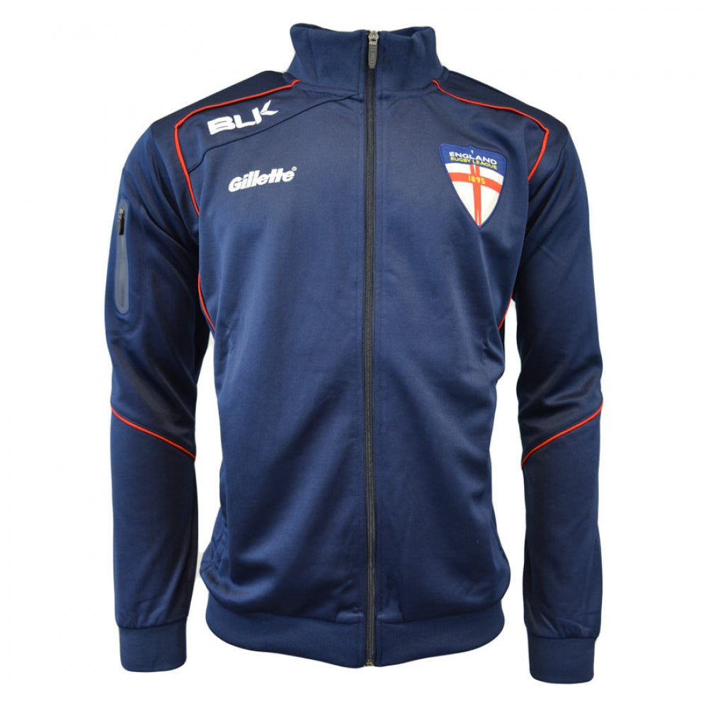 2015-2016 England Rugby League BLK Travel Jacket (Navy) Product - Jackets BLK Sport   