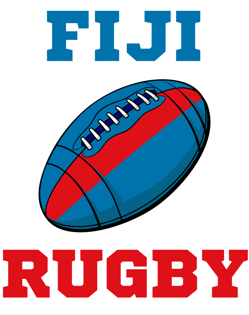 Fiji Rugby Ball Long Sleeve Tee (Aqua) Product - T-Shirt UKSoccershop   