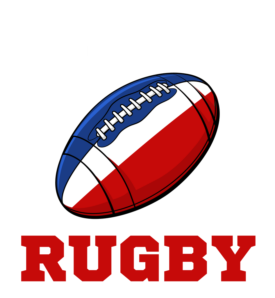 France Rugby Ball Long Sleeve Tee (Blue) Product - T-Shirt UKSoccershop   